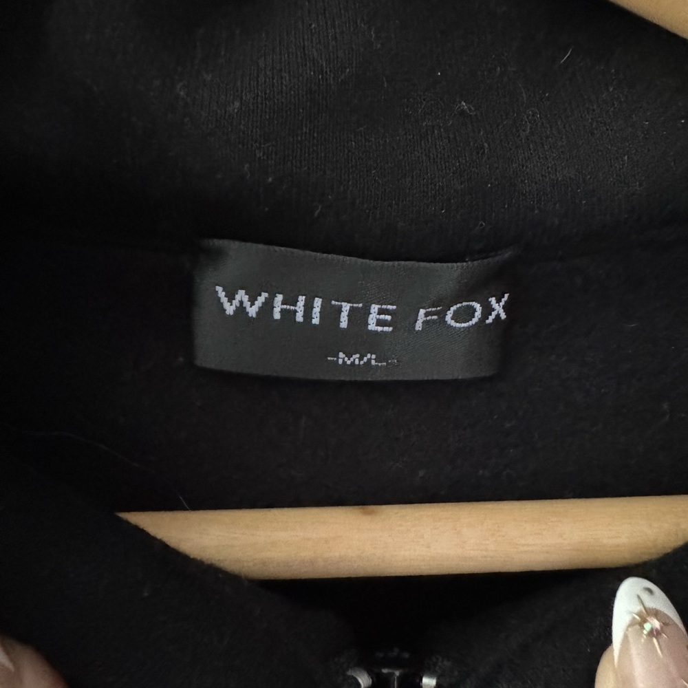 White Fox Quarter Zip Sweatshirt - Picture 3 of 6